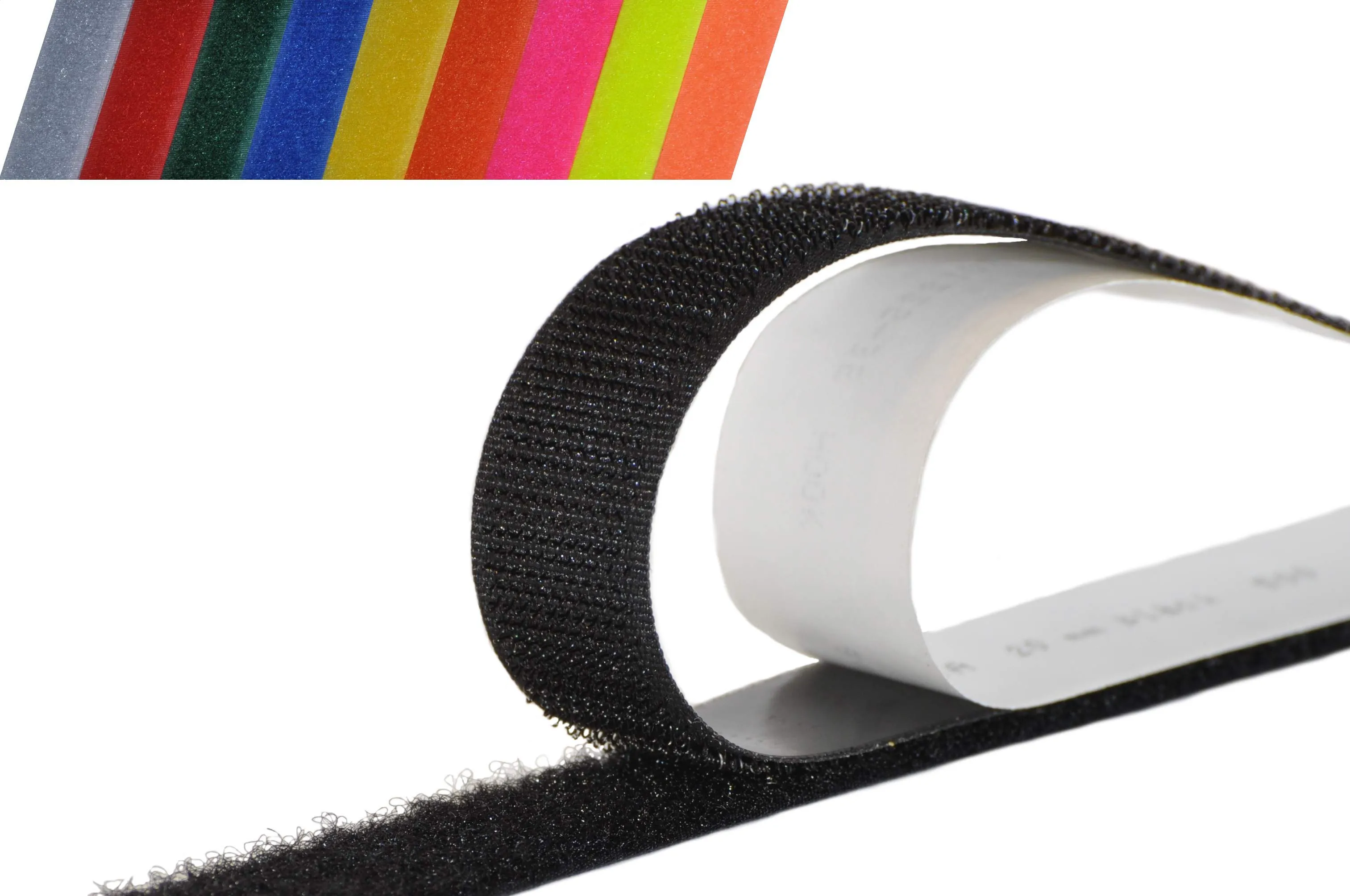 30 mm - Hakenband "acrylat" selbstklebend | 25m/Rolle