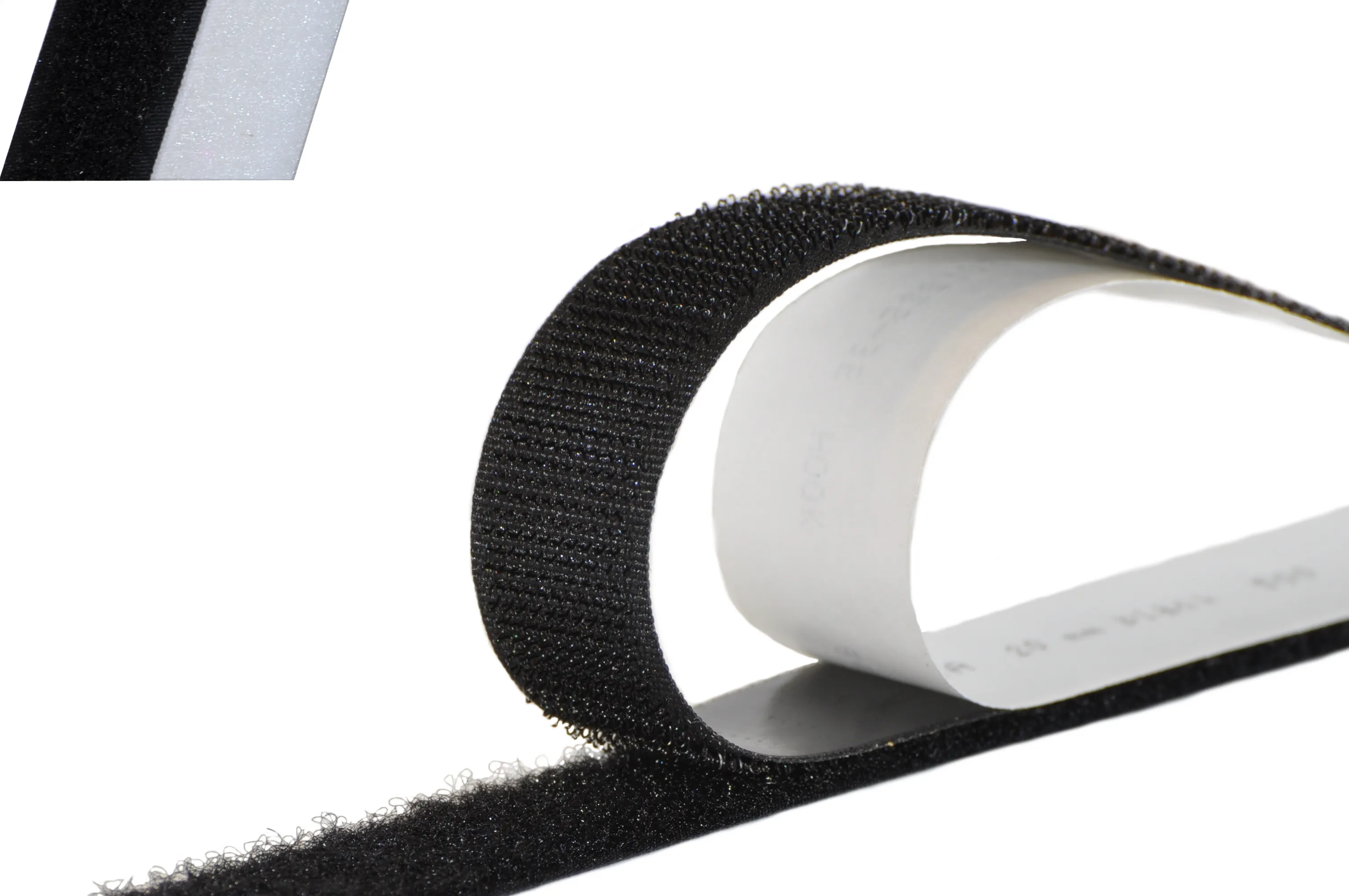 20 mm - Flauschband "acrylat" selbstklebend | 25m/Rolle