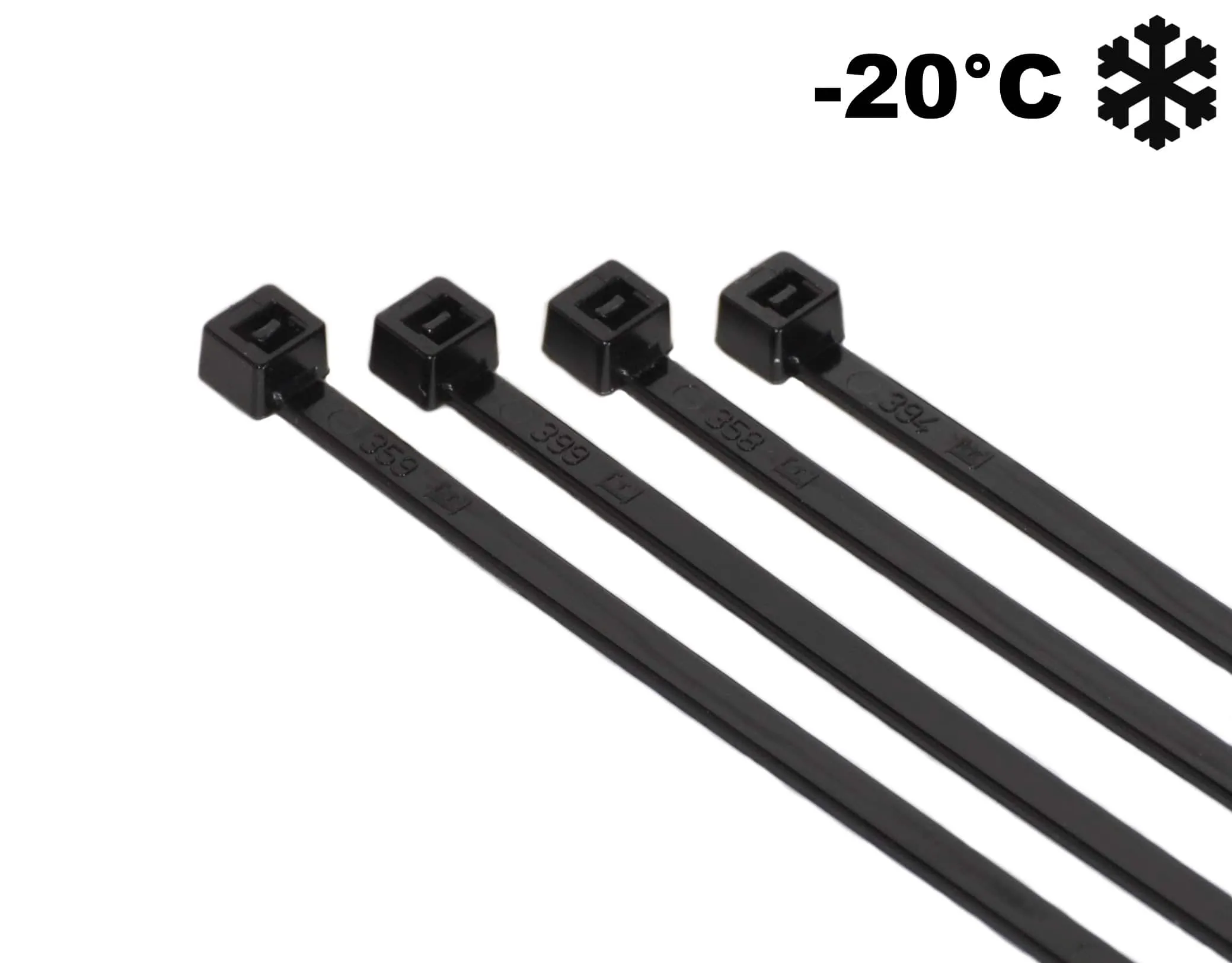 Kältebeständige Kabelbinder 2,5 x 100 | 100 Stck./VP (-20°C)